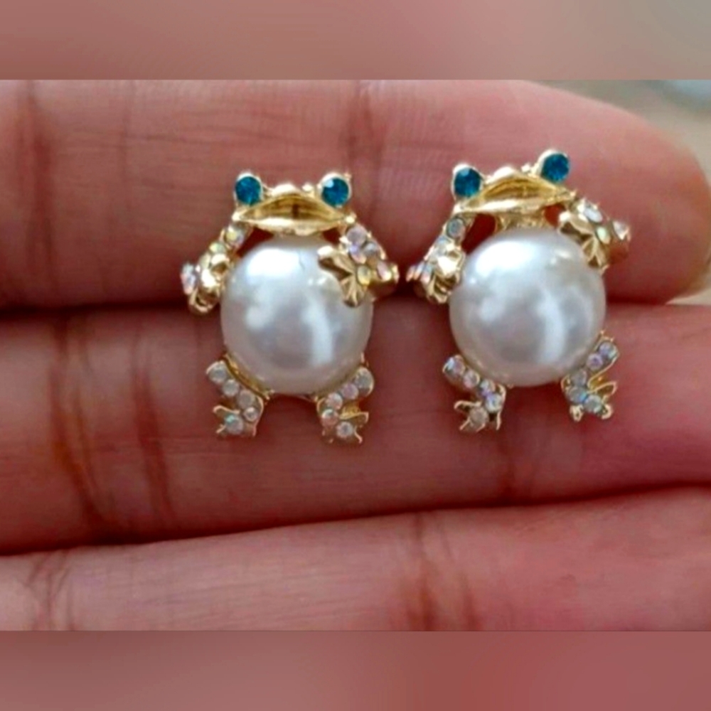 Frog Stud Earrings